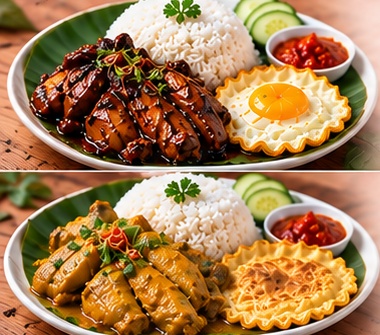 Nasi Ayam Kicap Royale daripada poster menu Anis Cafe